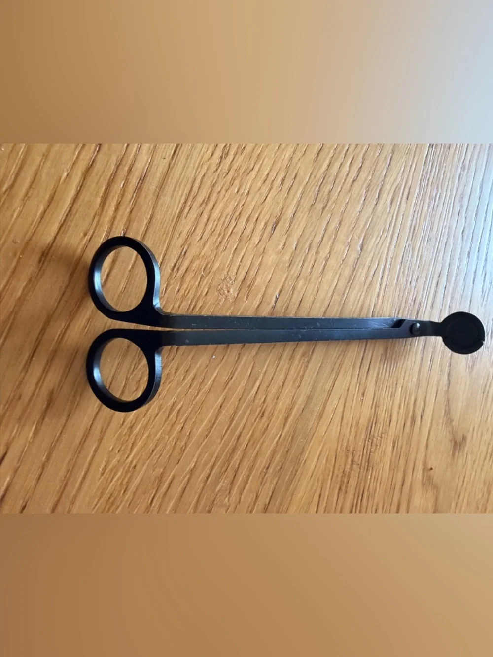 Matte Black Stainless candle wick trimmer
